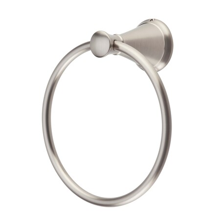 Pfister Pfister Saxton Towel Ring Brushed Nickel BRB-GL1K